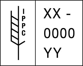 ISPM-15 example mark
