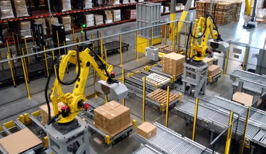 robotic palletizing