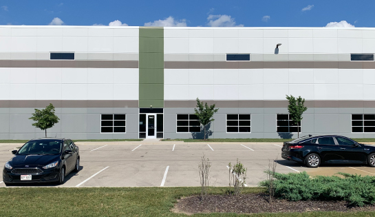 Exterior of the new Stoffel facility, prior to signage installation