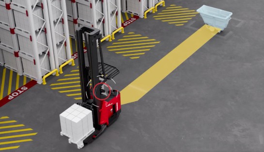 Raymond forklift, iWarehouse ObjectSense
