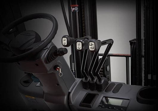 Sit Down forklift controls