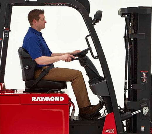 Raymond Forklift compartment