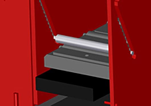 Raymond Sideloader Battery Rollers for Easy Change Out