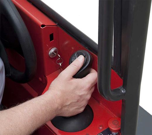 Raymond Sideloader Narrow Aisle truck with Variable Lift/Lower