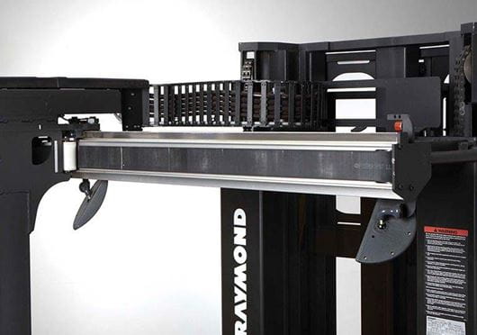 Raymond 9800 Swing Reach Truck advanced belt drive