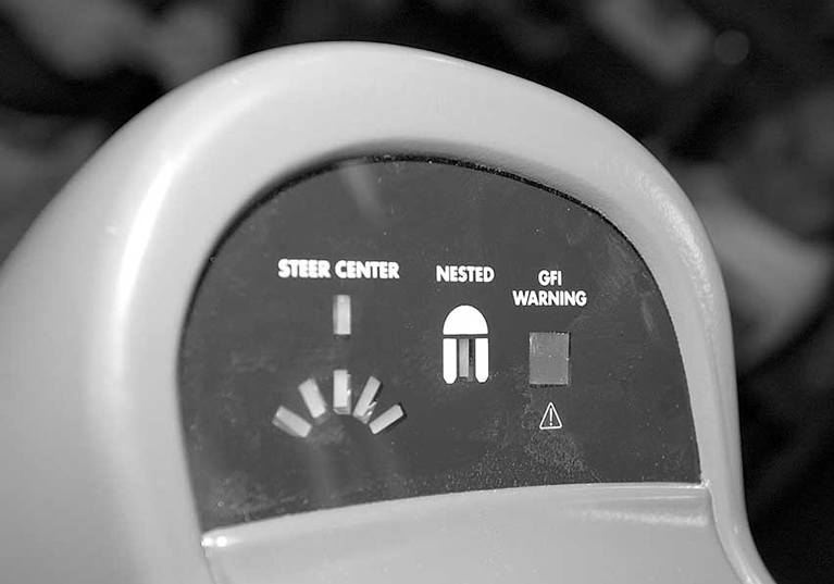 Raymond Transtacker Operator Display